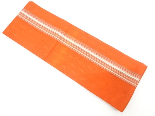 JAPANESE HANHABA OBI / CHIKUZEN HAKATA / WOVEN ASANOHA